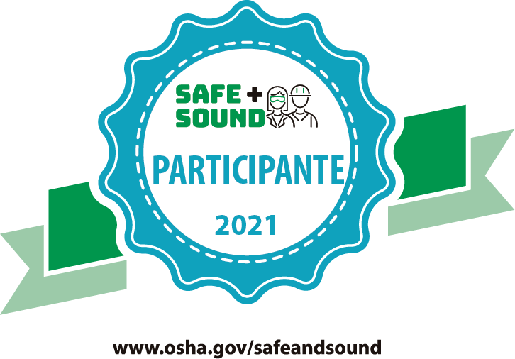 Safe + Sound Week - Participante 2021 - www.osha.gov/safeandsound