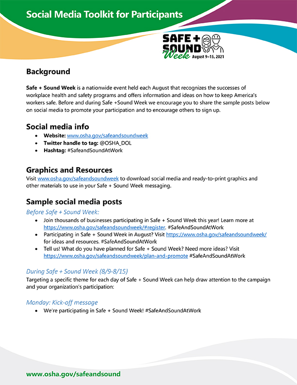 Social Media Toolkit for Participants