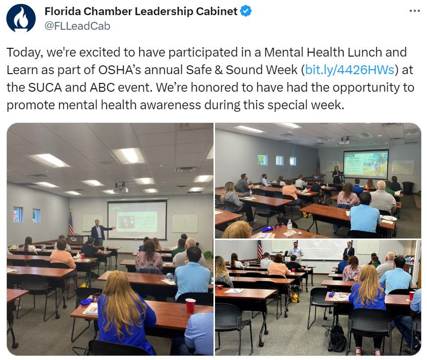 Florida Chamber Leadership Cabinet - Tweet