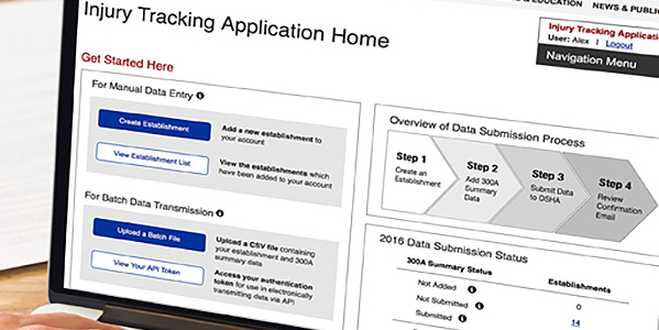 OSHA's Injury Tracking Application