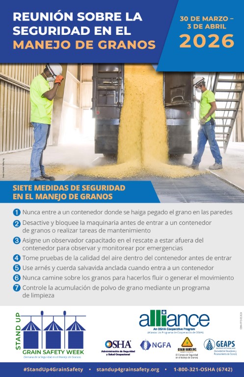 Grain Safety Stand-Up Poster