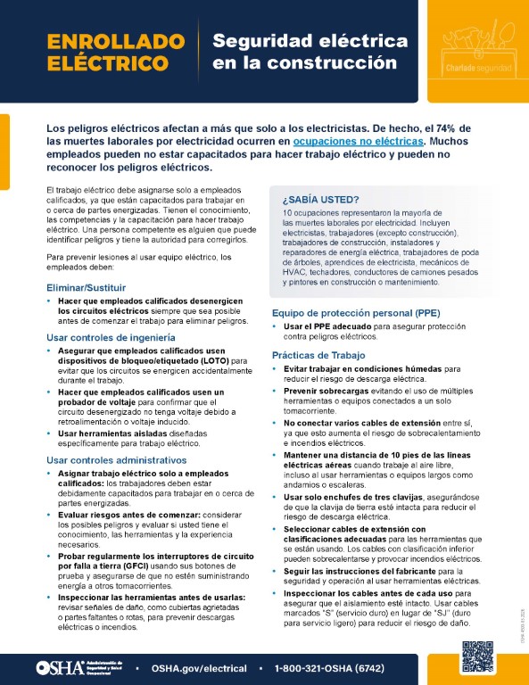 Roll Up! Electrical Safety in Construction