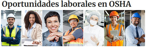 Oportunidades laborales en OSHA
