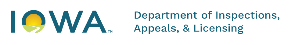 Iowa Department of Inspections, Appeals and Licensing Logo