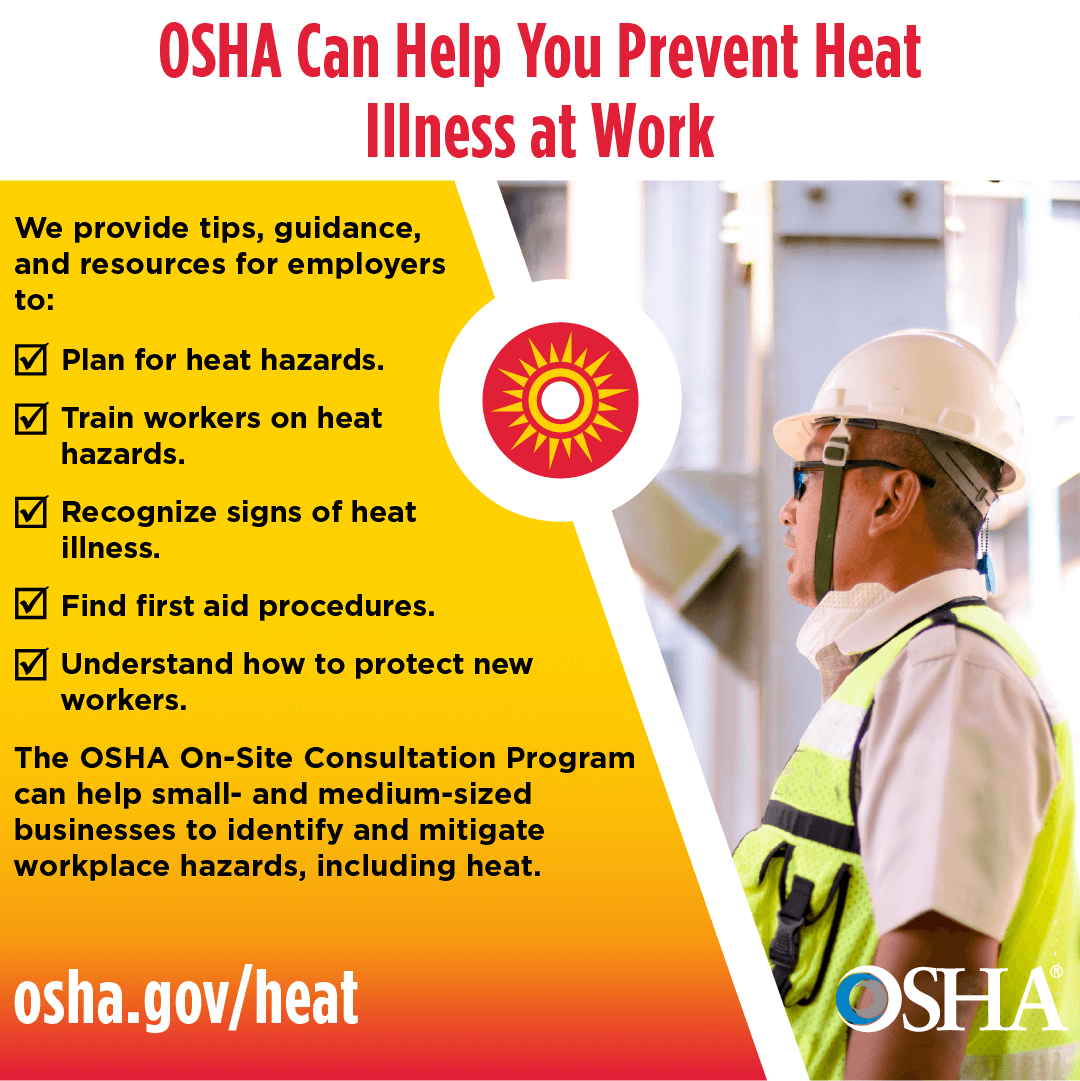 Heat Illness Prevention Campaign Employer s Responsibility 