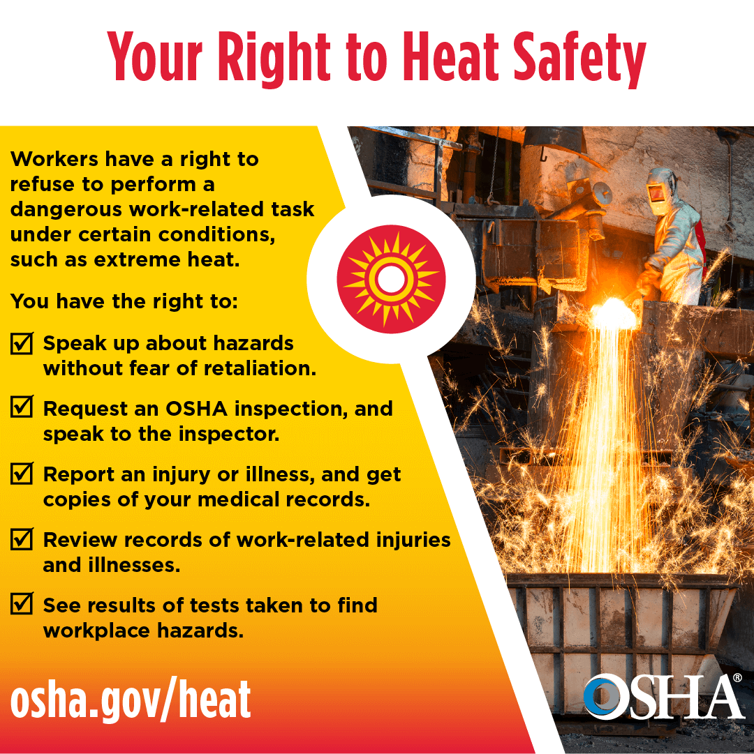 Heat Illness Prevention Campaign - Worker Information | Occupational ...