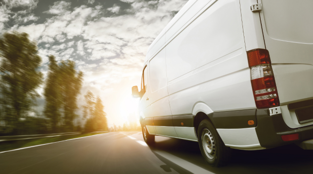 Delivery van