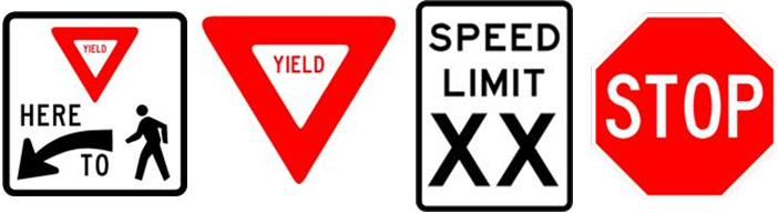 road signs road signs