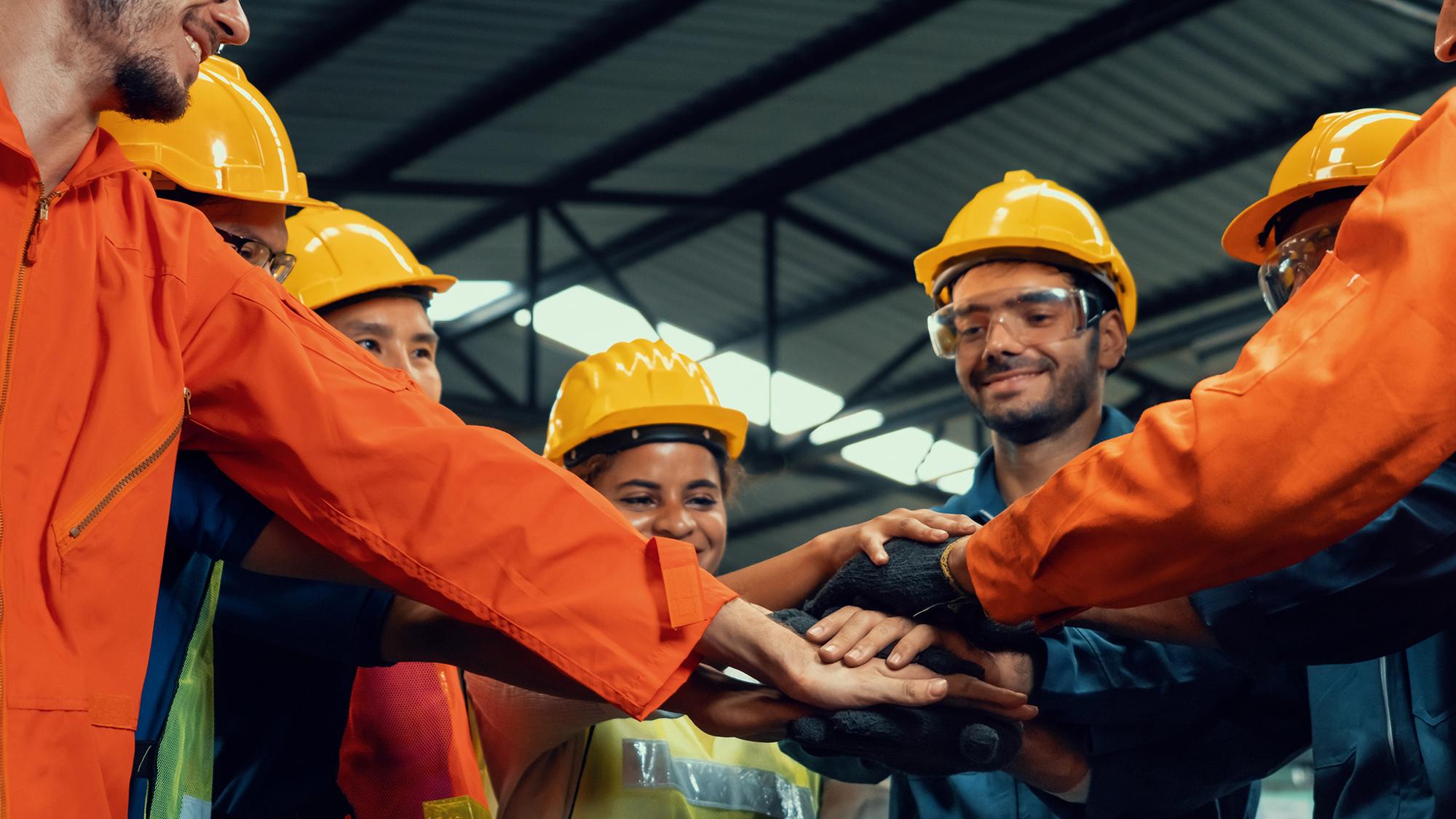 Photograph of workers
