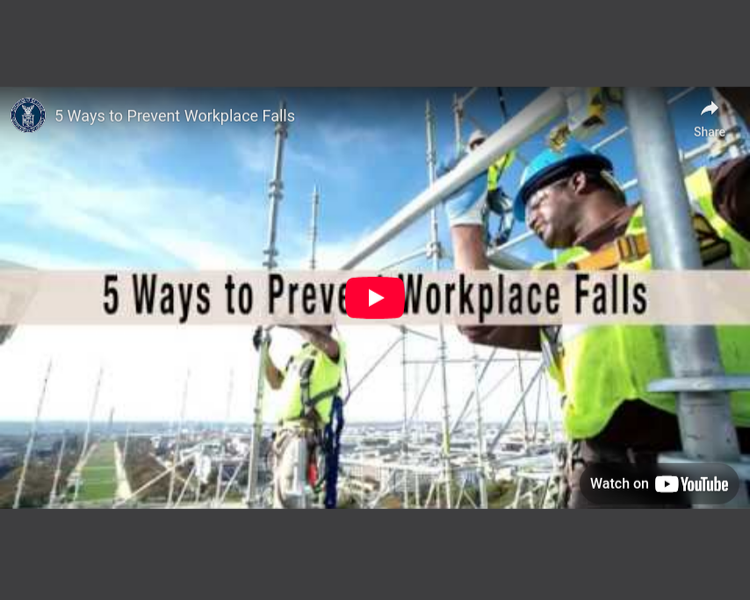 Five Ways to Prevent Workplace Falls