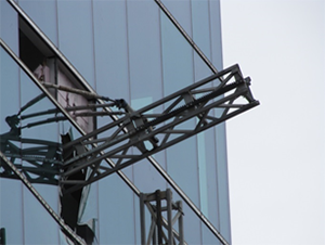 Figure 16 – Mast sections at 6th floor rotated