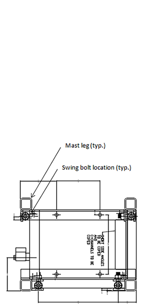 Figure 6 – Mast section plan