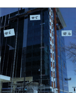 Figure 9 – Location of mast-climbers #5 and #6 (west side)