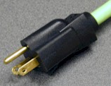 Image of a grounded electrical cord