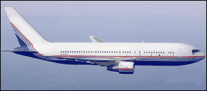 Image of passenger airplane in flight