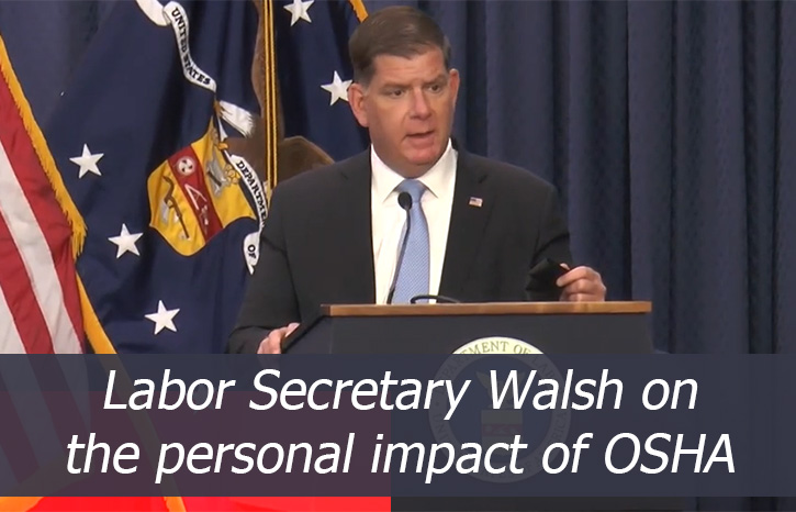 Labor Secretary Walsh on the personal impact of OSHA