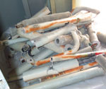 Figure 3: Pipe insulation containing asbestos