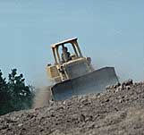 Figure 3. Leveling uneven ground. Photo Credit: OSHA (original eTool image)