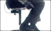 Figure 4. Knee slightly higher than the seat of the chair