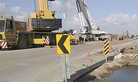 Photo courtesy of OSHA. This picture shows actual disaster site work conditions and may not illustrate proper safety and health procedures.