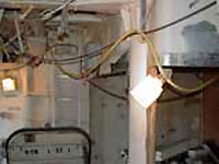 Figure 13: Proper temporary lighting