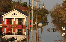 Photo courtesy of FEMA. This picture shows actual disaster site work conditions and may not illustrate proper safety and health procedures.