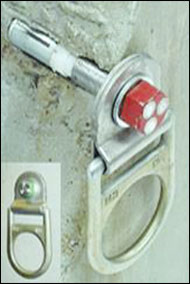 Figure 14 - Anchor pictured which contains expandable bolt for concrete use. Accessibility issues in using illustrations and, figures please contact the D.O.C at 202-693-2020.