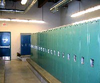 Locker room