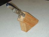 Store knives in knife holders