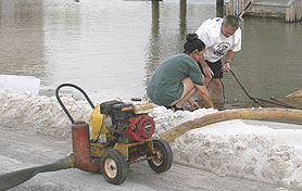 Photo courtesy of FEMA. This picture shows actual disaster site work conditions and may not illustrate proper safety and health procedures.