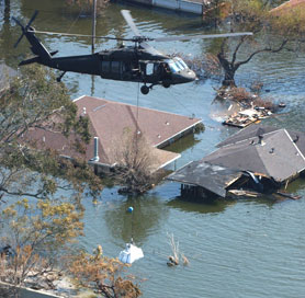Photo courtesy of FEMA. This picture shows disaster actual site work conditions and may not illustrate proper safety and health procedures.
