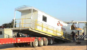 Figure 18. Loading doghouse onto trailer