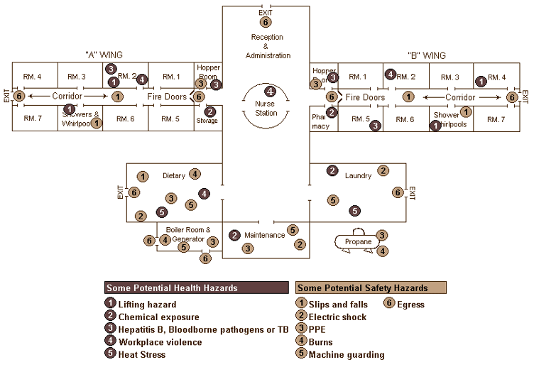 Anatomy of a Nursing Home with Potential Hazards [Text Version]