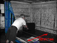 Figure 6. Reaching across cart