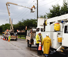 Photo courtesy of FEMA.  This picture shows actual disaster site work conditions and may not illustrate proper safety and health procedures.