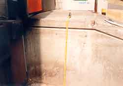 Image of elevated workspace without rails or toeboards