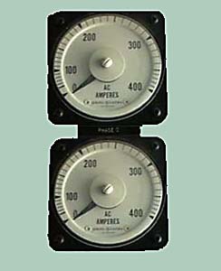 Figure 1. An indicating AC amperes meter
