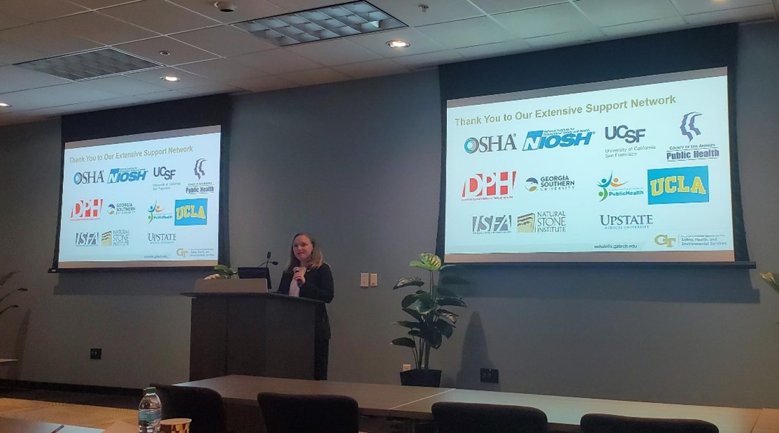 Georgia On-Site Consultation Provides Silica Training and Resources to the Engineered Stone Industry