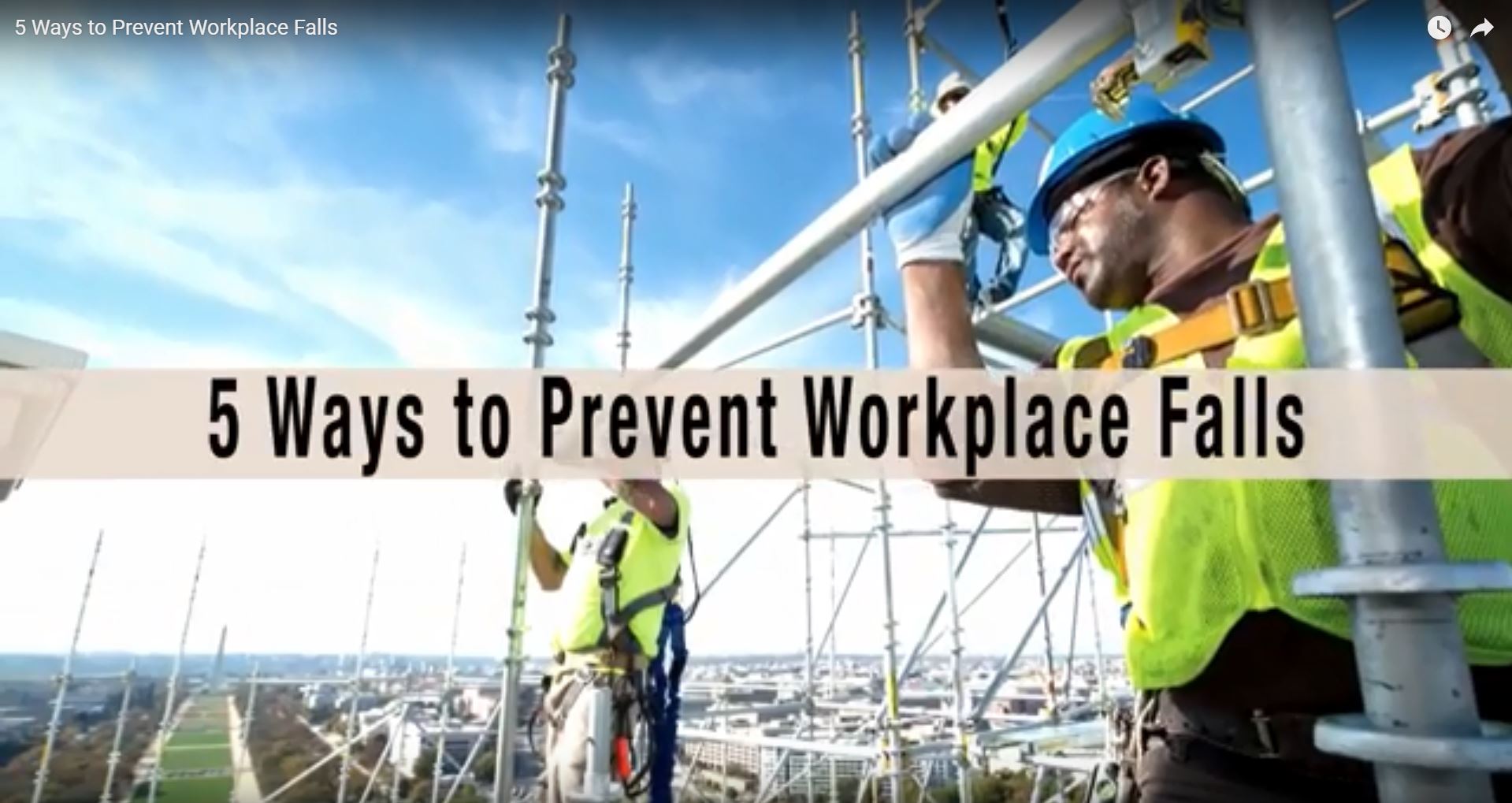 5 Ways to Prevent Workplace Falls