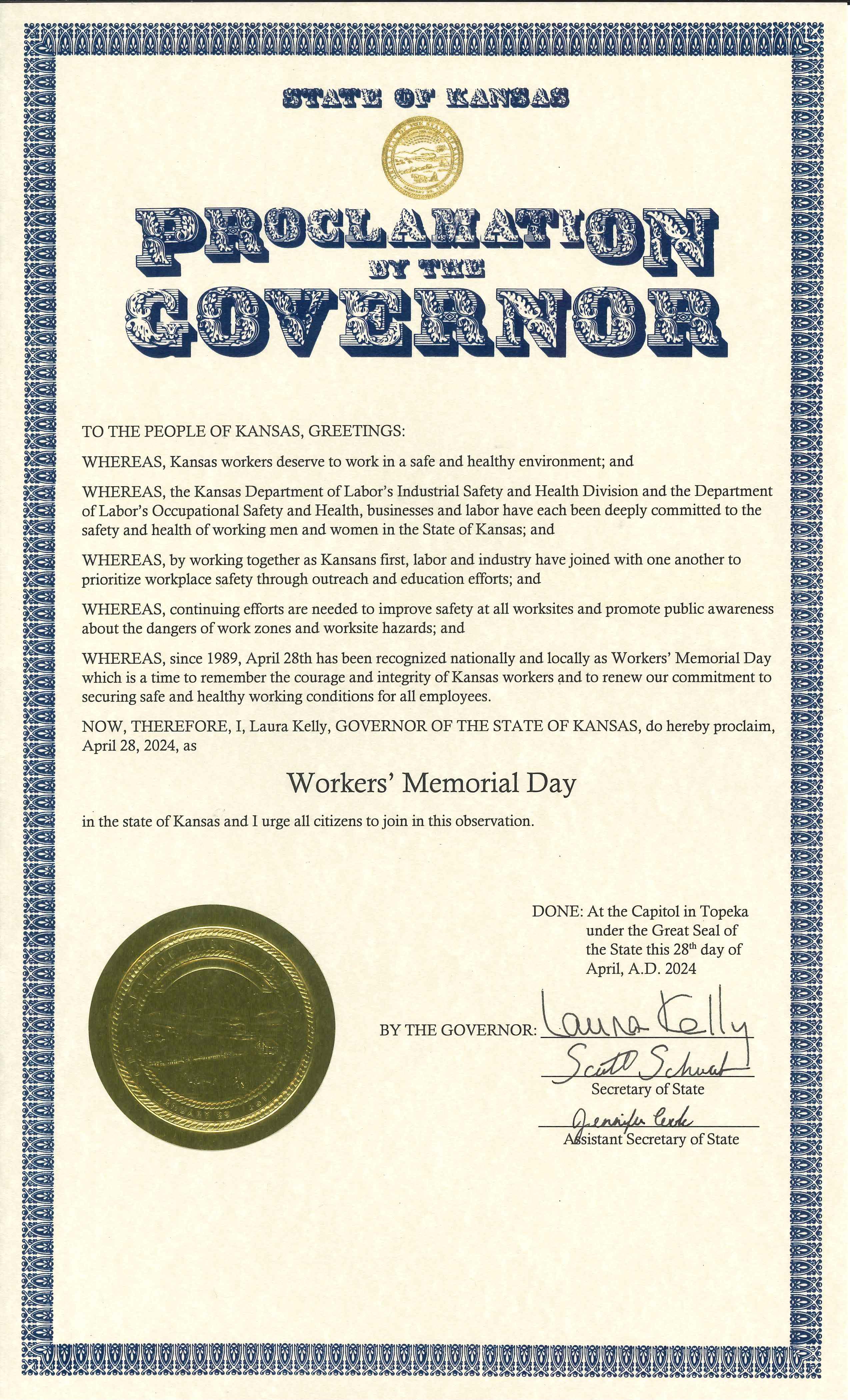 Kansas Proclamation