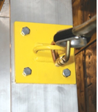 Bolt-on wall anchor
