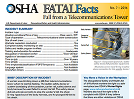 Falls from a Telecommunications Tower Falls from a Telecommunications Tower