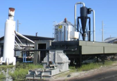 Indianhead Biomass Services plant in St. Augustine, Florida, where two explosions occurred in March and July 2014, injuring four workers.
