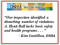Kim Castillon, OSHA Kim Castillon, OSHA