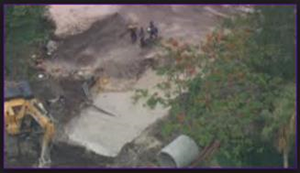 The City of Weston work site where an employee of Ric-Man International died while conducting underwater construction activities on June 10, 2014. Courtesy of NBC6 South Florida The City of Weston work site where an employee of Ric-Man International died while conducting underwater construction activities on June 10, 2014. Courtesy of NBC6 South Florida