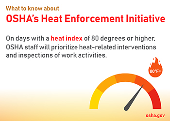 OSHA's Heat Enforcement Initiative