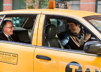 Photograph of a taxi