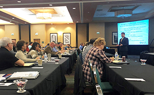 Jeff Wanko addresses employers in Kansas City, Mo., about OSHA's Regional Emphasis Program on ammonia used in fertilizer production.