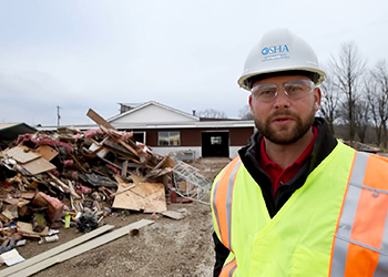 Disaster response worker