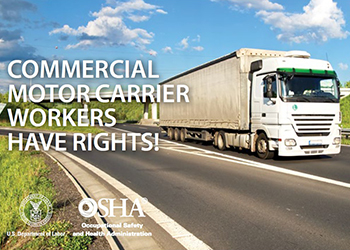 Commercial Motor Carrier Workers Have Rights!